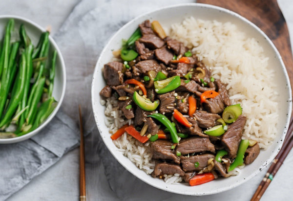 beef stir fry rice