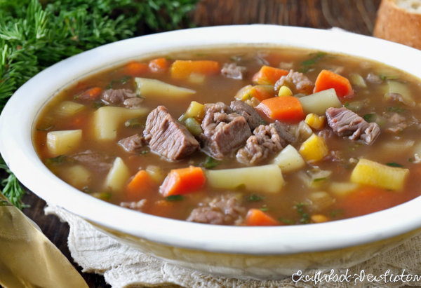 old fashioned vegetable beef soup recipe