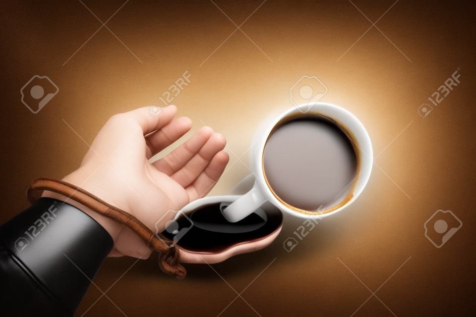 coffee addict concept