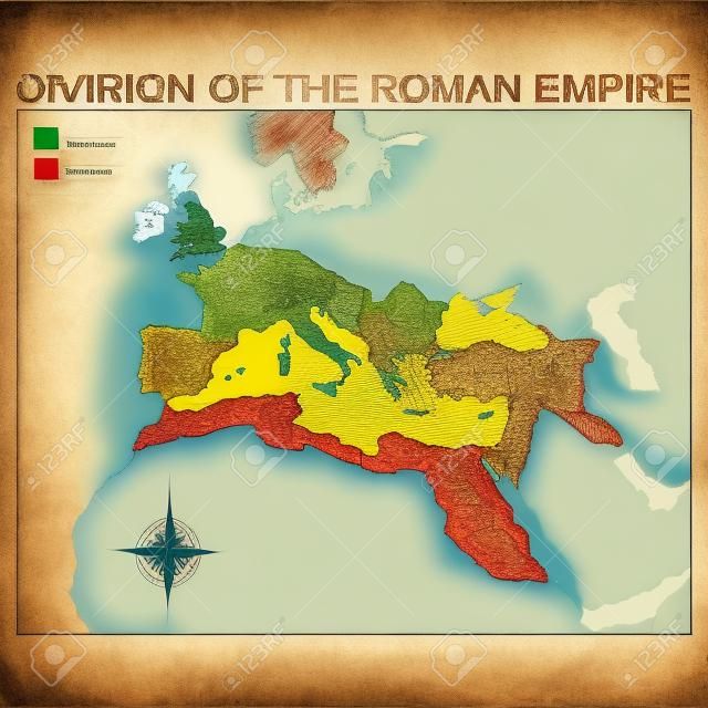 mapa vectorial del Imperio Romano