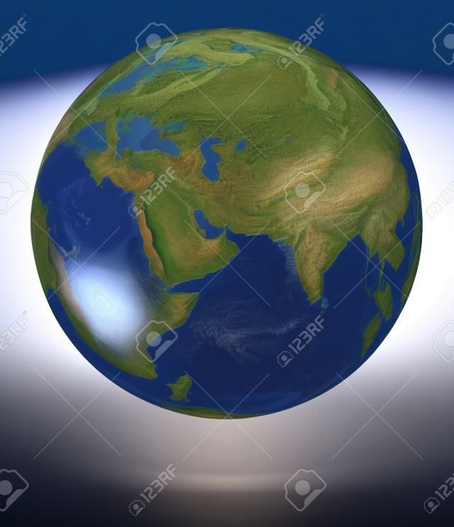 Planet Earth 3d. Glob model, mapy dzięki uprzejmości NASA