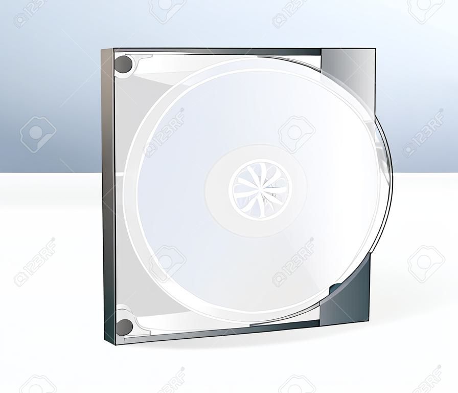 CD de diseño de la cubierta con 3D Presentación Plantilla