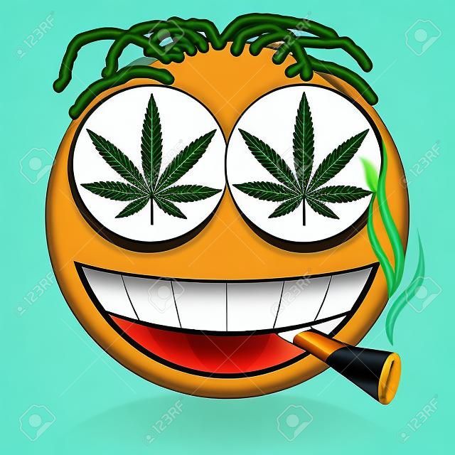 Emoji - fumar hierba