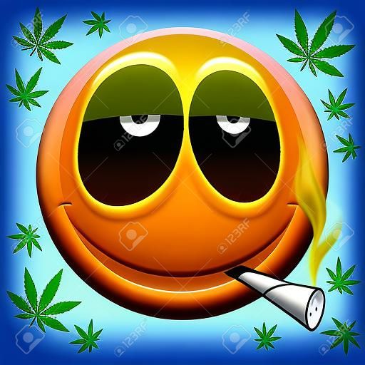 Emoji - fumer de l'herbe