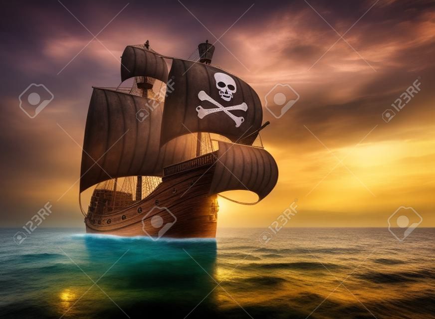 海盜船在公海