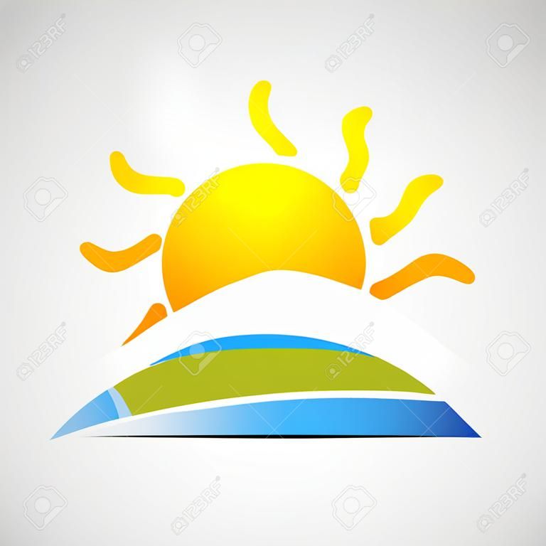Sun Icon illustration Creative Design