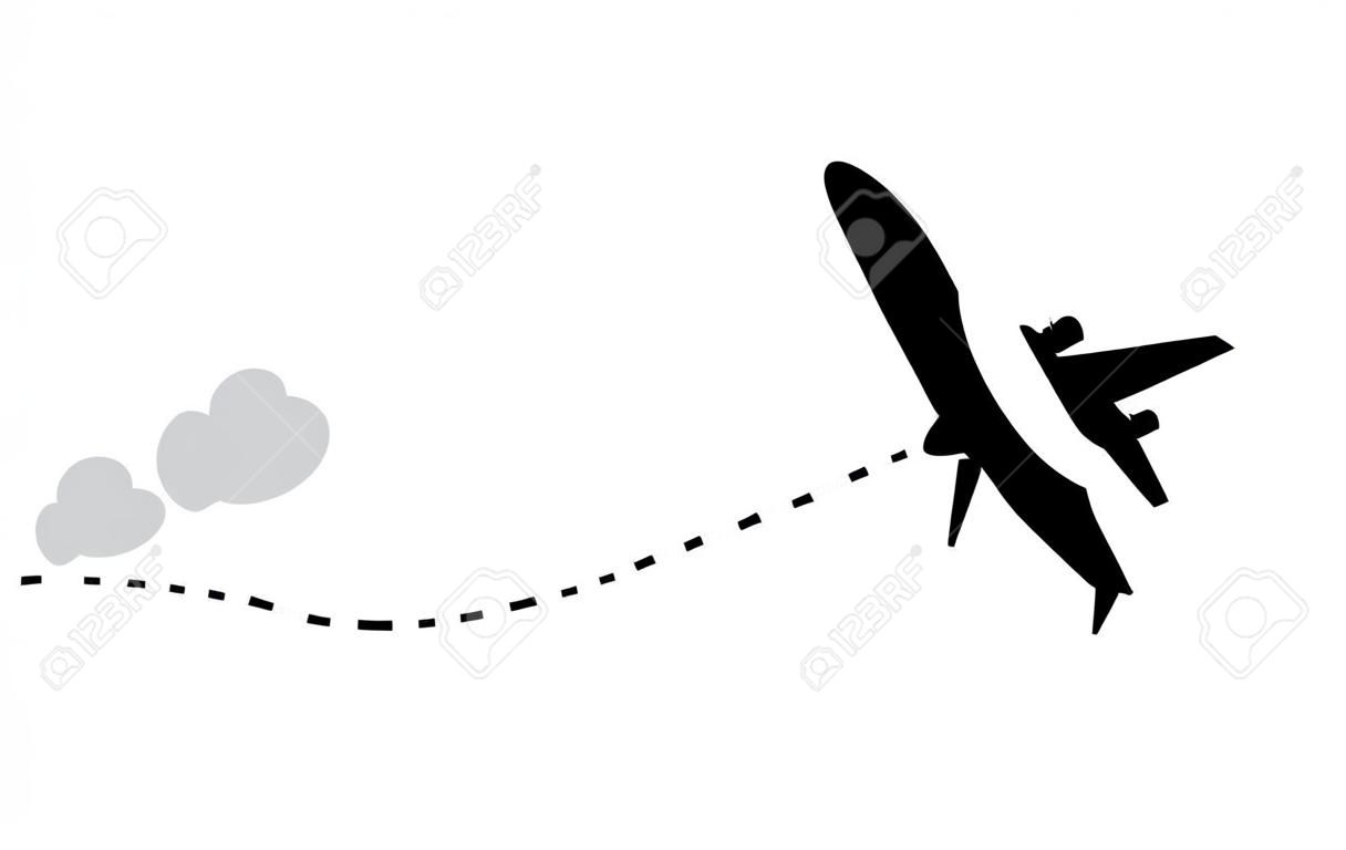 Air plane icon flight. Vector