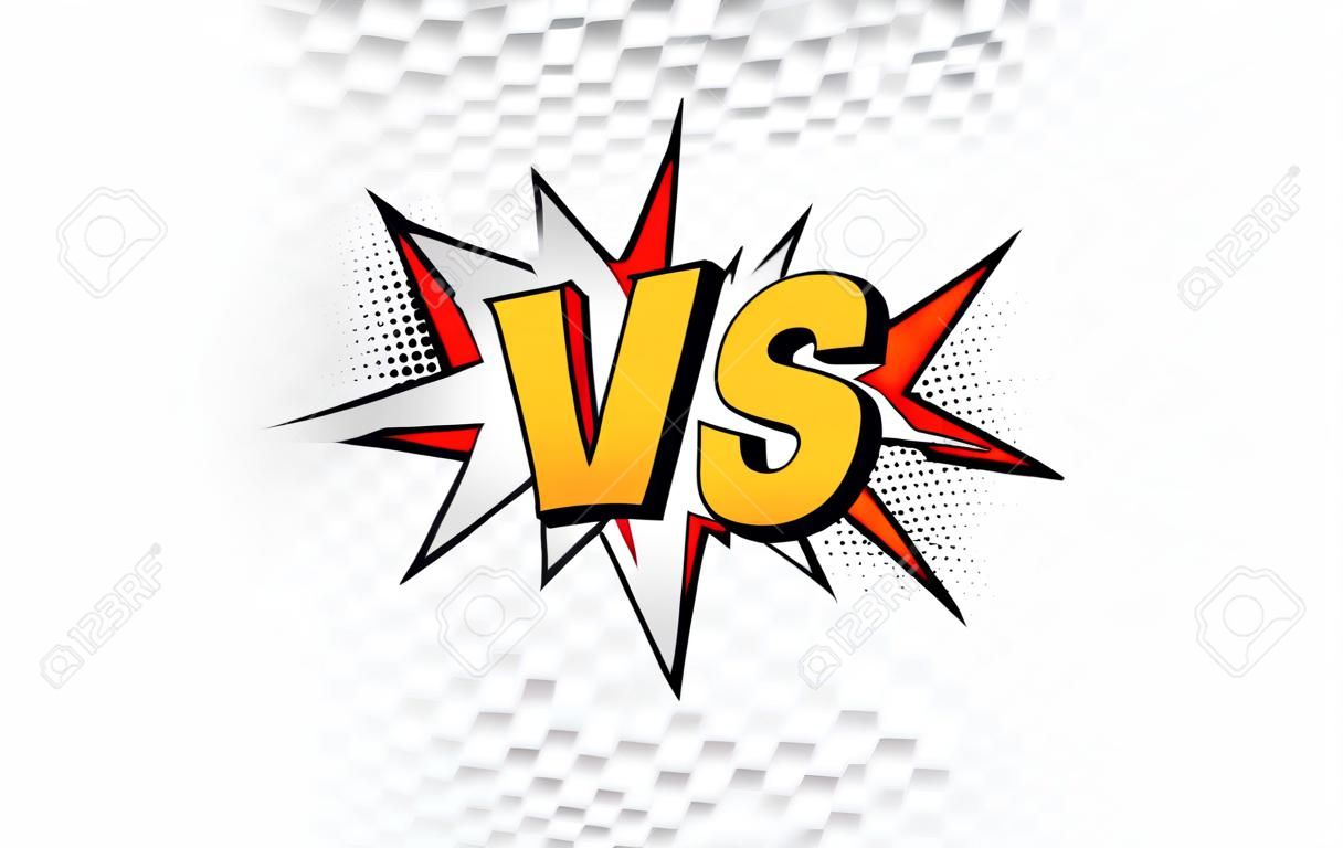 VS. Versus Letter Logo. Battle Vs Match, Game Клипарты, SVG, векторы, и  Набор Иллюстраций Без Оплаты Отчислений. Image 136038902