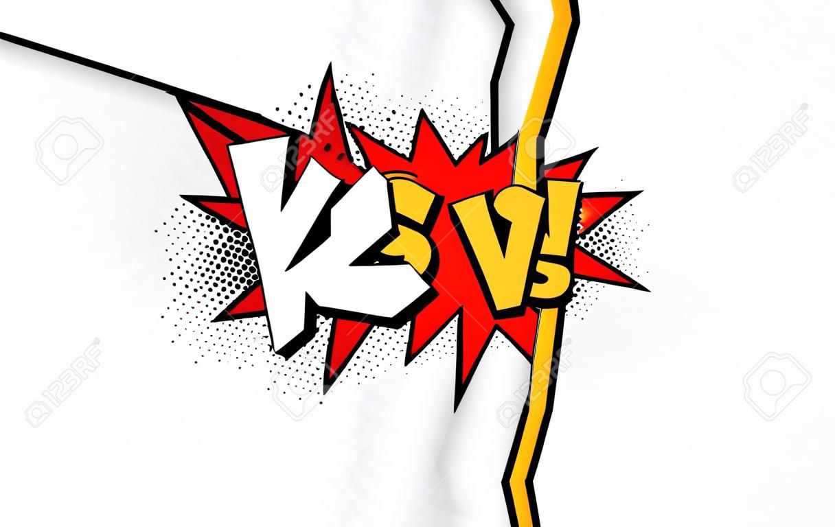 VS. Versus Letter Logo. Battle Vs Match, Game Клипарты, SVG, векторы, и  Набор Иллюстраций Без Оплаты Отчислений. Image 136038902