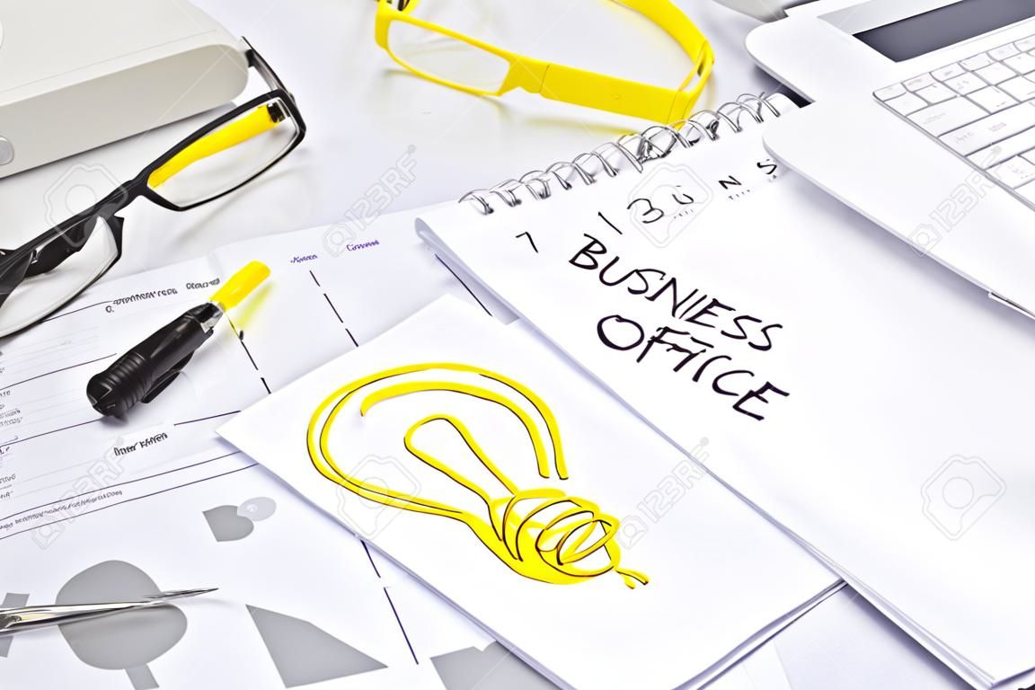 Business office work concept