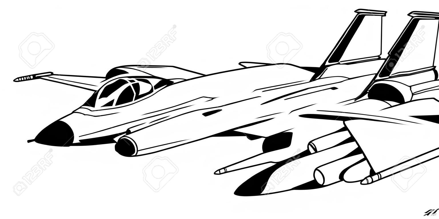 Jet Fighter Flugzeuge