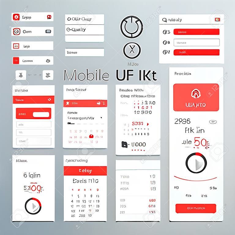 Flat Mobile Web UI Kit