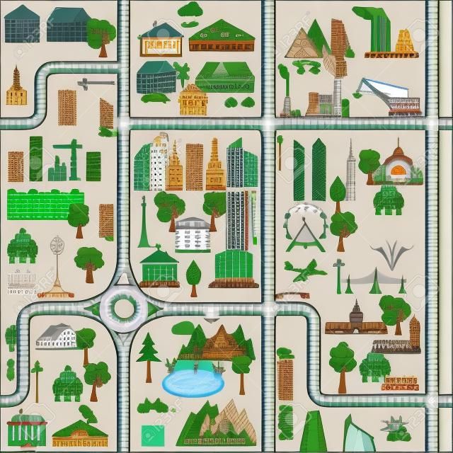 城市地图生成器城市地图实例