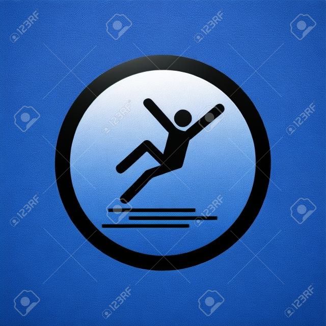Icy surface icon symbol. Premium quality isolated slippery element in trendy style.
