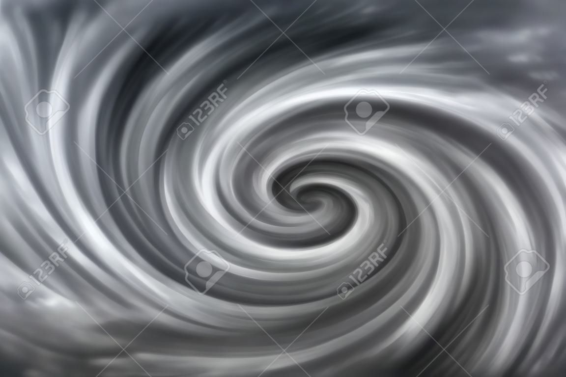 Gray funnel abstraction swirl a counter clockwise