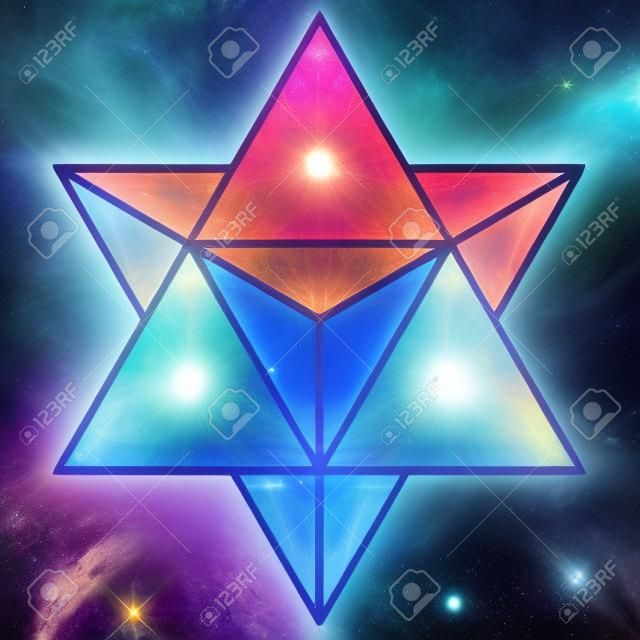 estrella tetraedro merkaba activación de cuerpo de luz ascenso