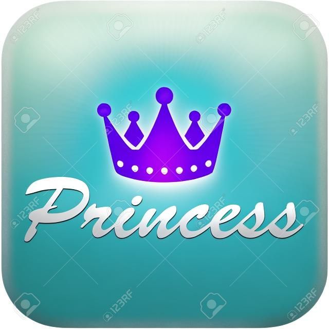Icône de couronne de princesse