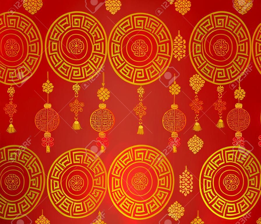 Chinese new year pattern background