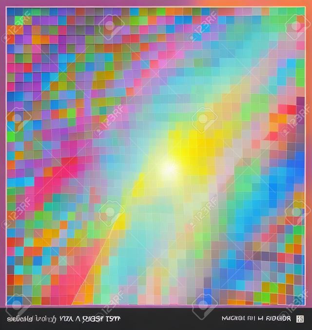 abstracte kleurrijke achtergrond. moderne pixel mozaïek ontwerp vector illustratie
