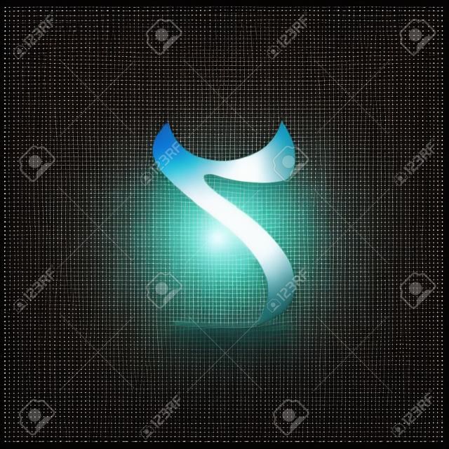 number two arabic simple curves symbol vector