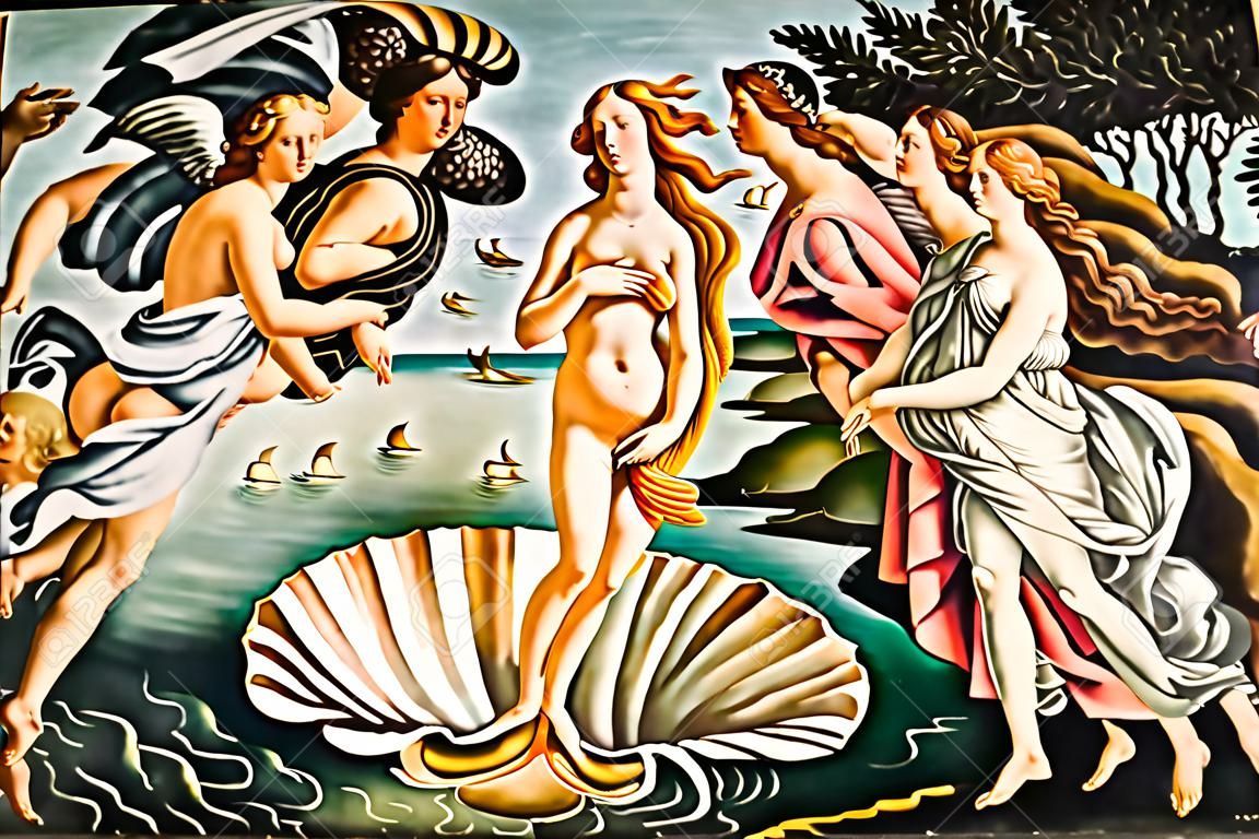 O Nascimento de Vênus, Venus Anadyomene, arte