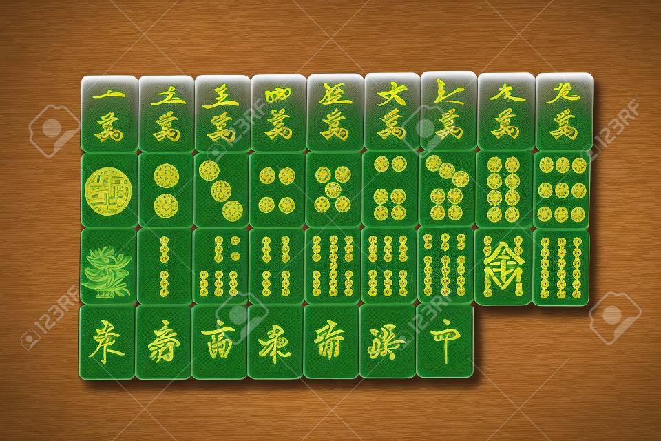 mahjong tiles collection