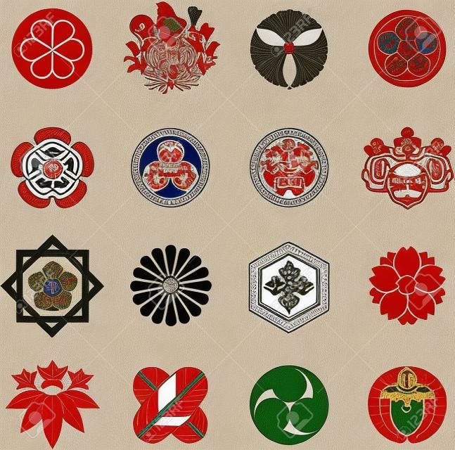 Камон Фамильное является традиционной эмблемой Японии