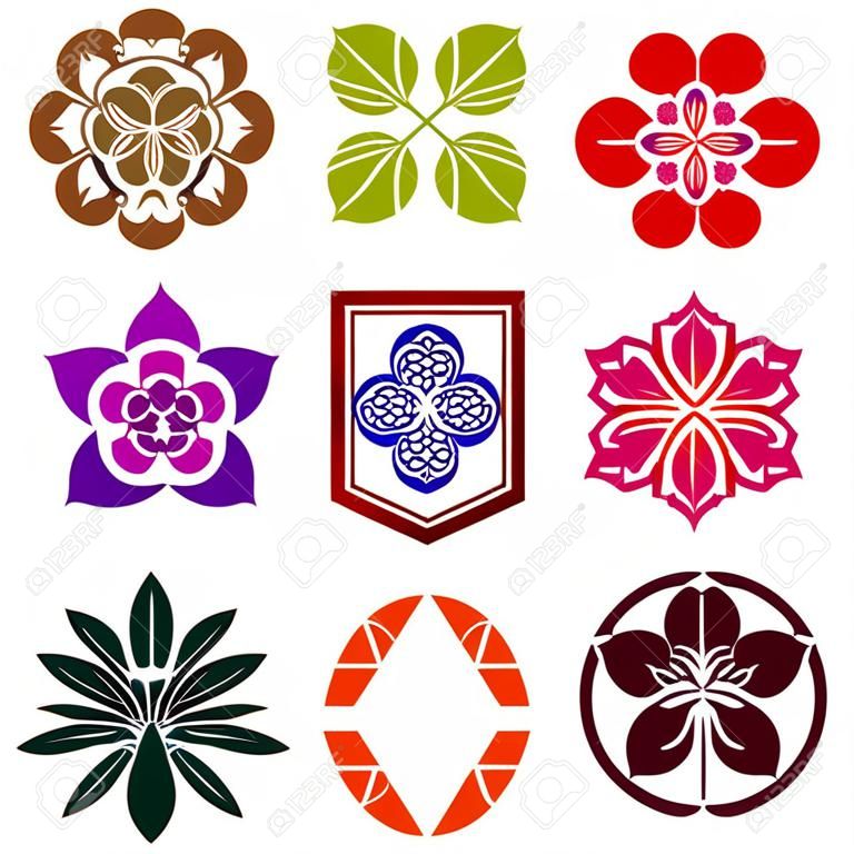家庭的波峰KAMON是日本一種傳統徽