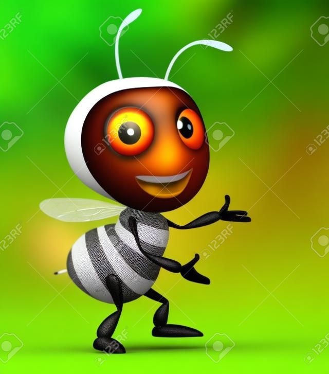 3d mignon d'abeille