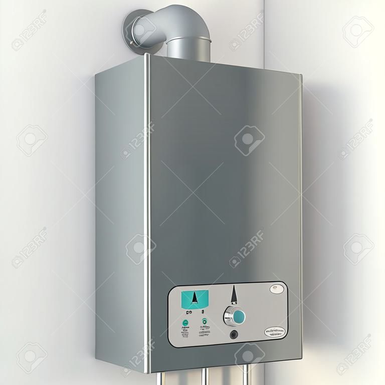 家庭燃气锅炉燃气采暖设备的安装在家里