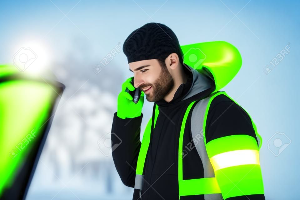 Neon green hot sale safety vest