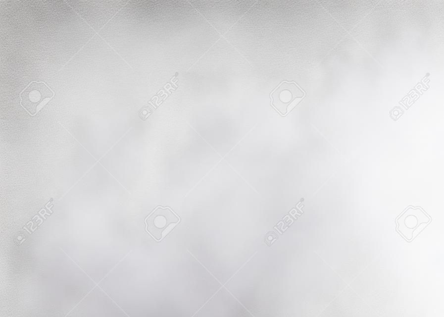 Texture de fumée blanche isolée sur fond transparent.