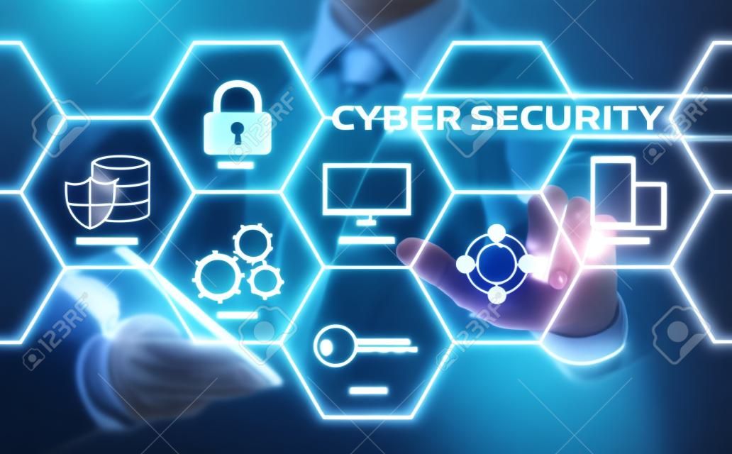 Cyber Security Data Protection Business Technology Conceito de privacidade.