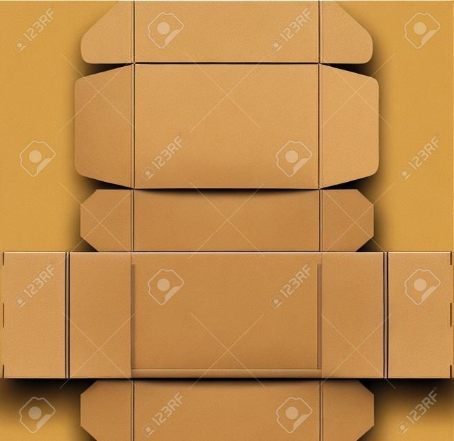 cardboard box template