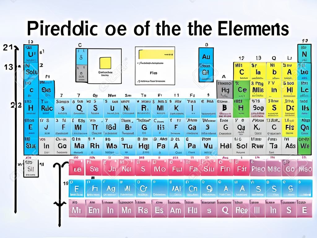 Periodic Table of The Elements illustrated