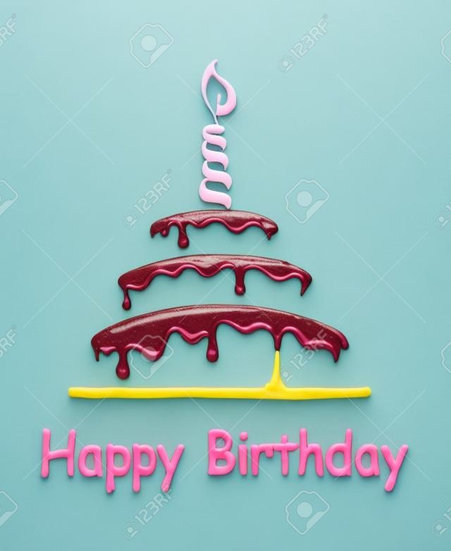 торт ко дню рождения