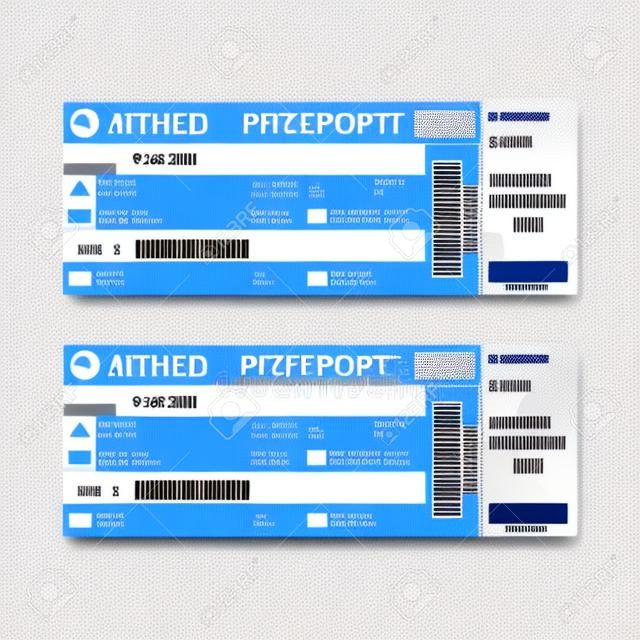légitársaság beszállókártya jegyet elszigetelt fehér háttér
