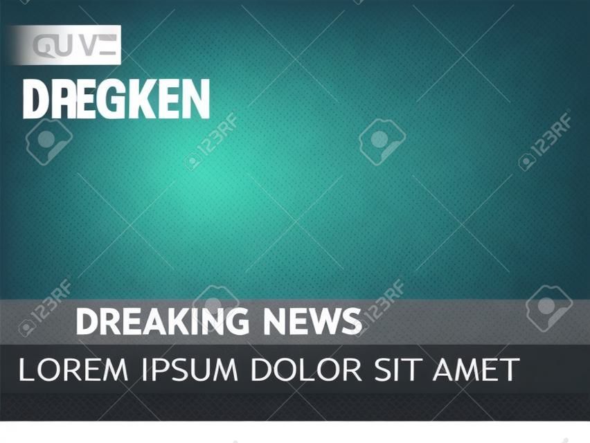 Breaking News Design-Vorlage