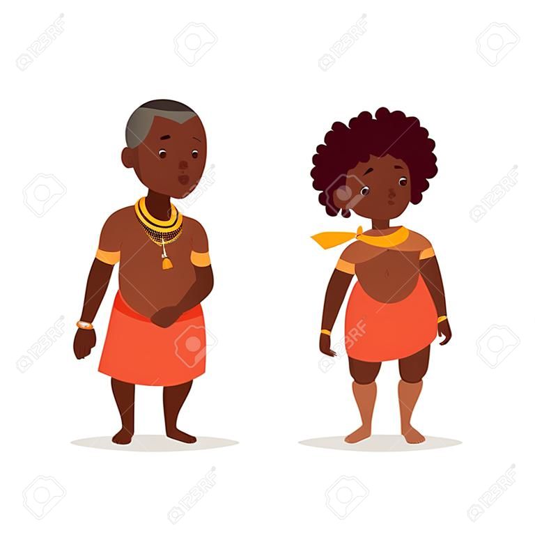 전통적인 의류에 마사이족 아프리카 사람들