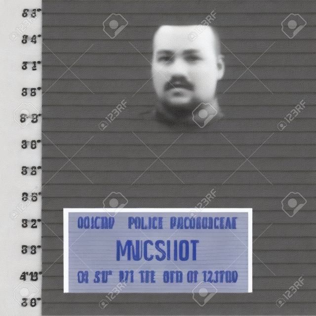 Policía mugshot Añadir una foto