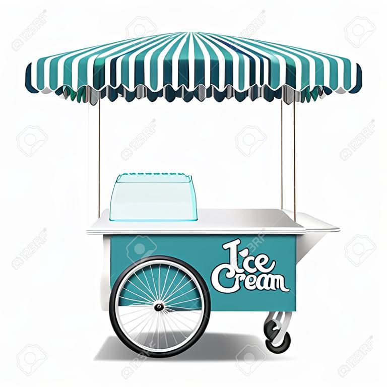 アイスクリームのカート