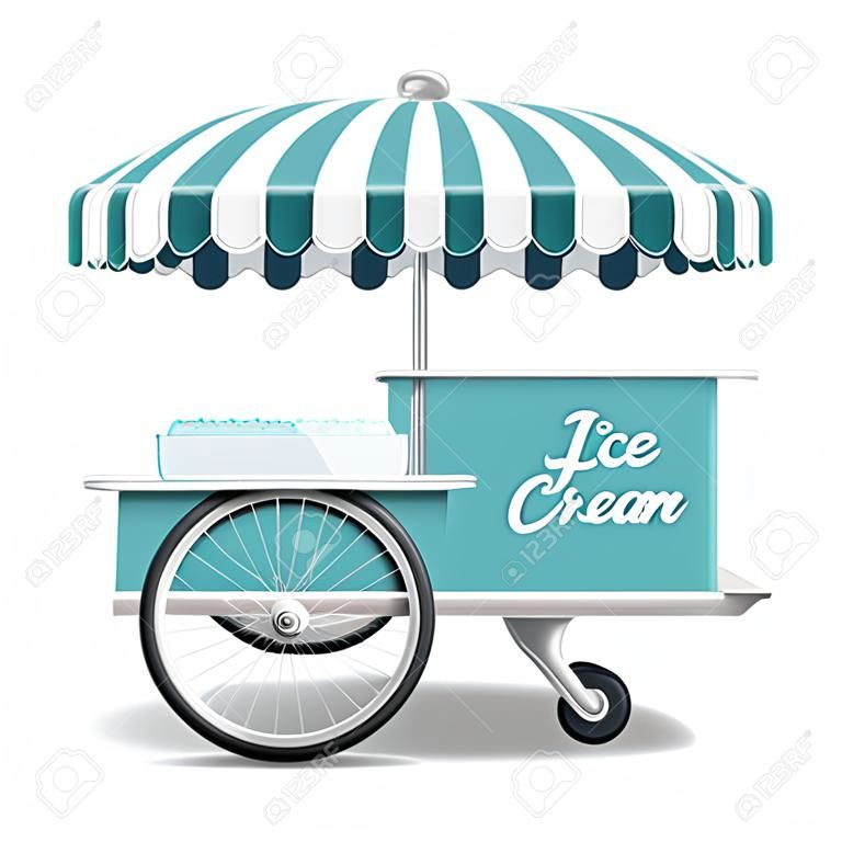 アイスクリームのカート