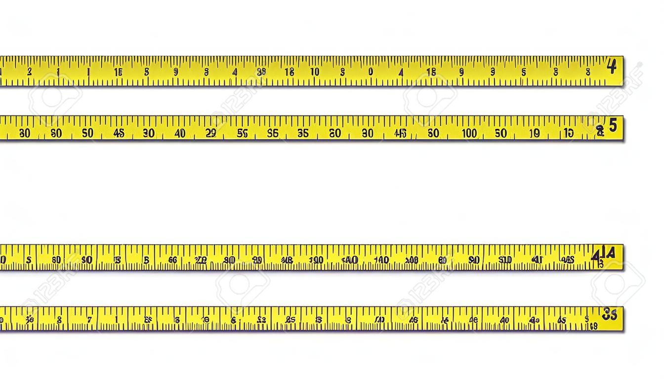 Tape measure in inches