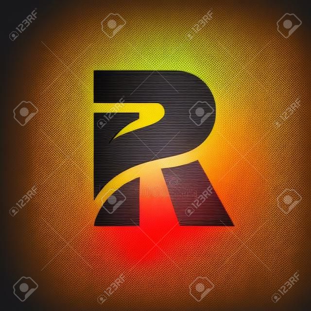 Logo für Buchstabe R-Design-Vorlage Vektor-Illustration