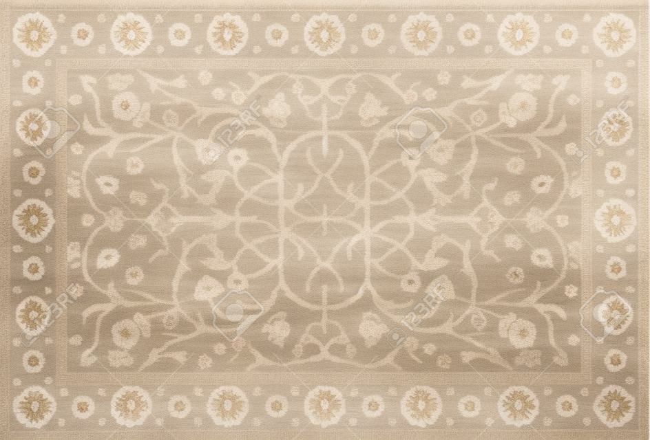 All-over Floral Rug Layout set in a soft earth color scheme 