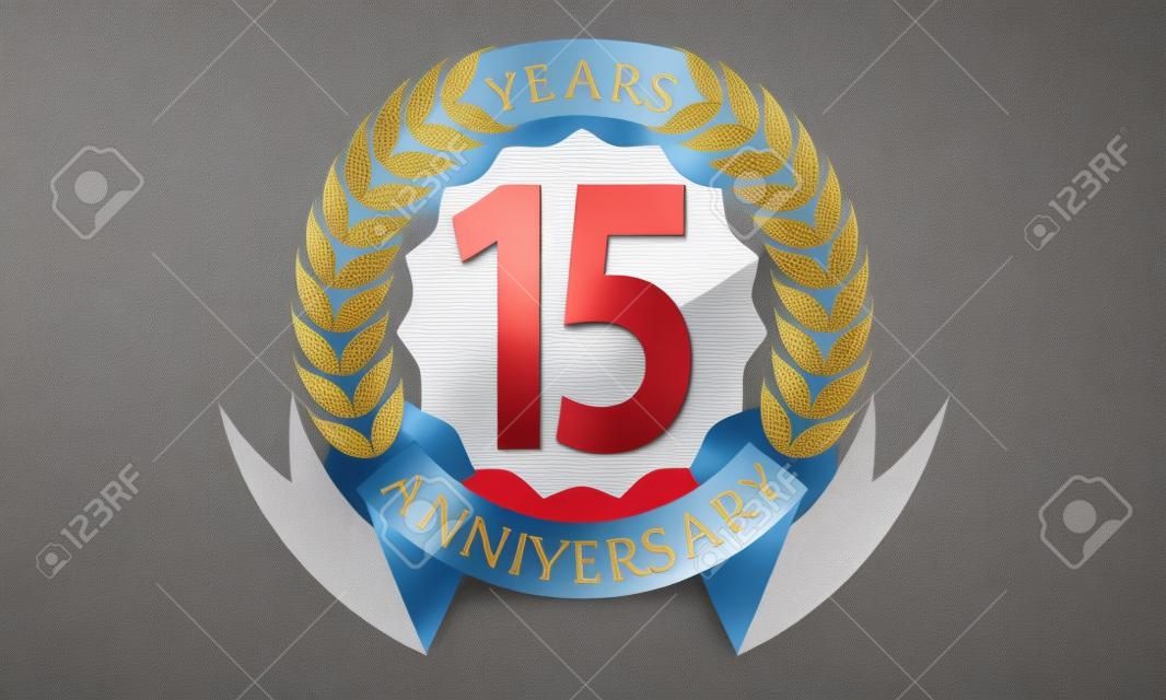 15 Years Ribbon Anniversary