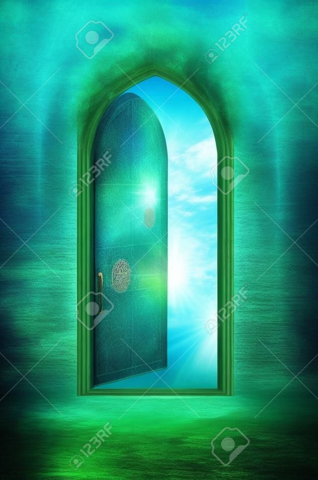 新しい世界の楽園への扉への扉