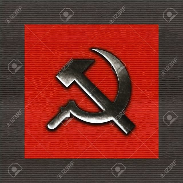 URSS faucille et le symbole de marteau