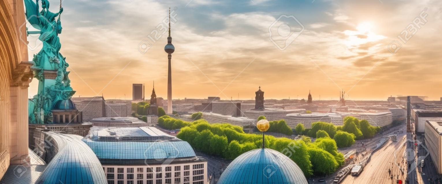 berlin city center on a sunny day