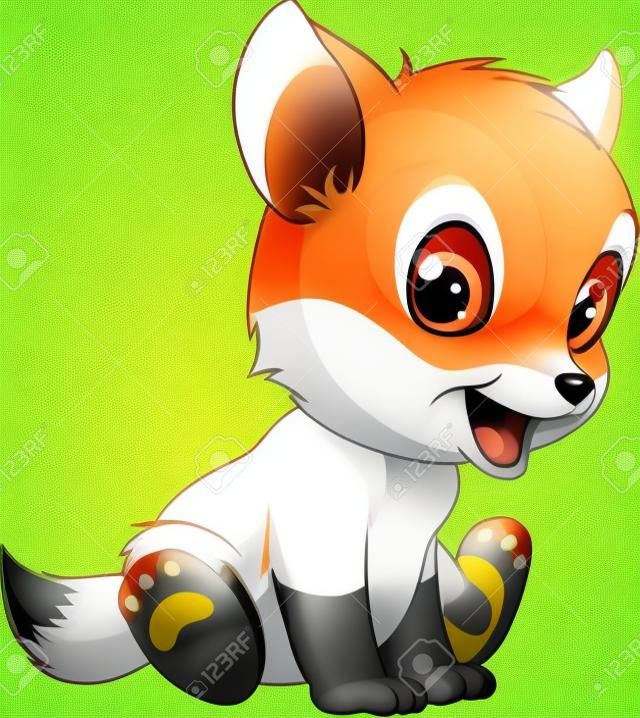 Little funny fox